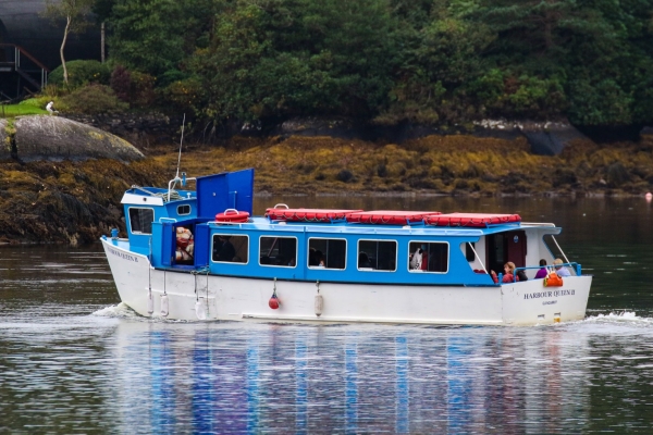 The Harbour Queen Ferry travelling from Glengarriff to Garnish Island, Cork