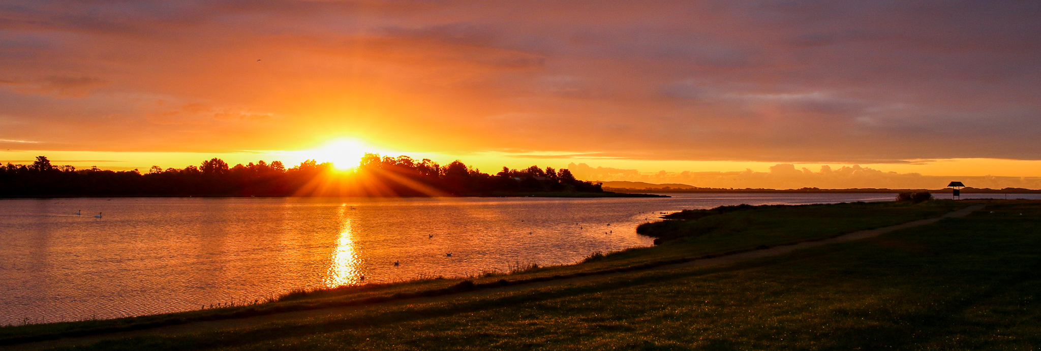 Sunrise over Broadmeadows Estuary, Swords, County Dublin